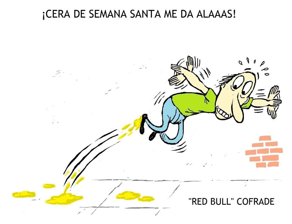 Después de las procesiones con la cera hemos 'topao'. Yo aunque iba con 'cuidao' me pegué dos resbalones y me 'jalé' el asfaltao.