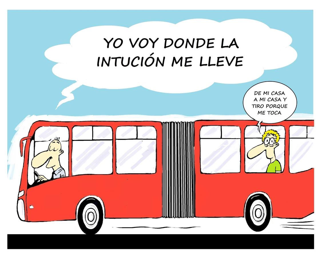 Con tanto cambio de línea, yo no sé lo que me pasa, que a veces hago un transbordo para ir al ambulatorio y acabo otra vez en casa.