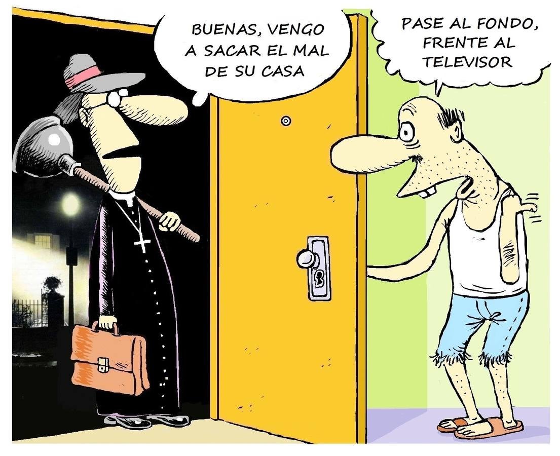 El gobierno, la alcaldía... todo está provisional, menos mi suegra, María, que aunque vino para un día no sale ni con Zotal.