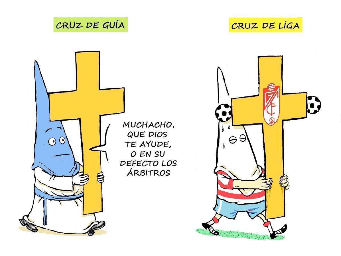 Ni Penas ni Humillación, ni Dolores ni Sentencia. No hay hermandad de pasión con más dura penitencia que el Granada y su afición.