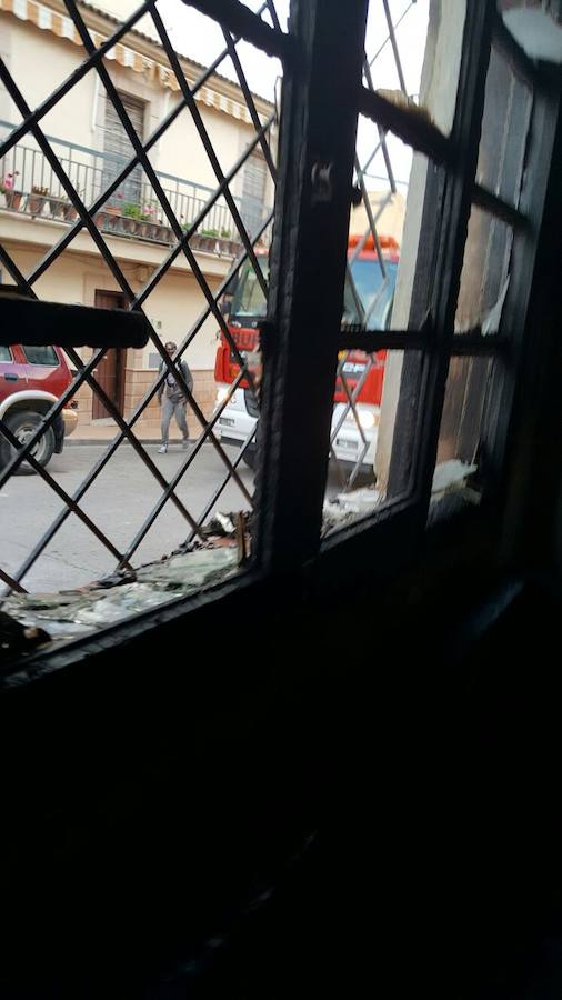 Incendio en una vivienda de La Guardia