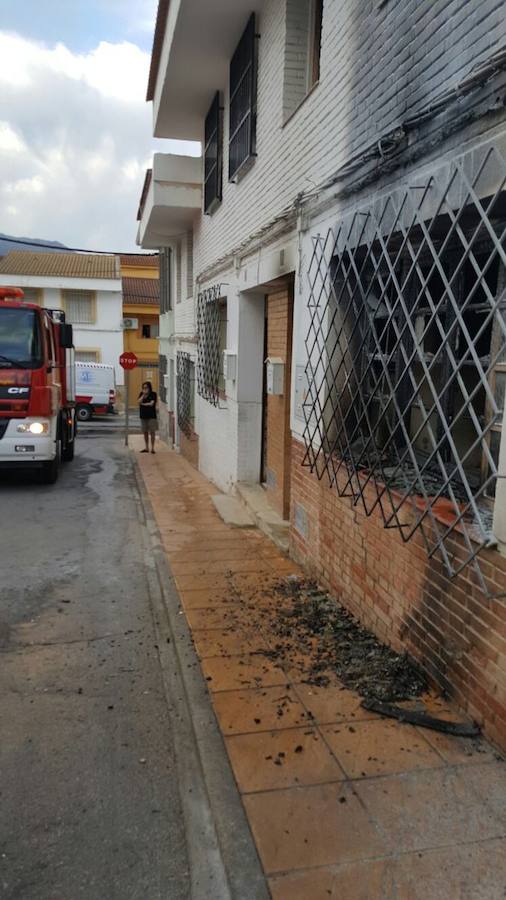 Incendio en una vivienda de La Guardia