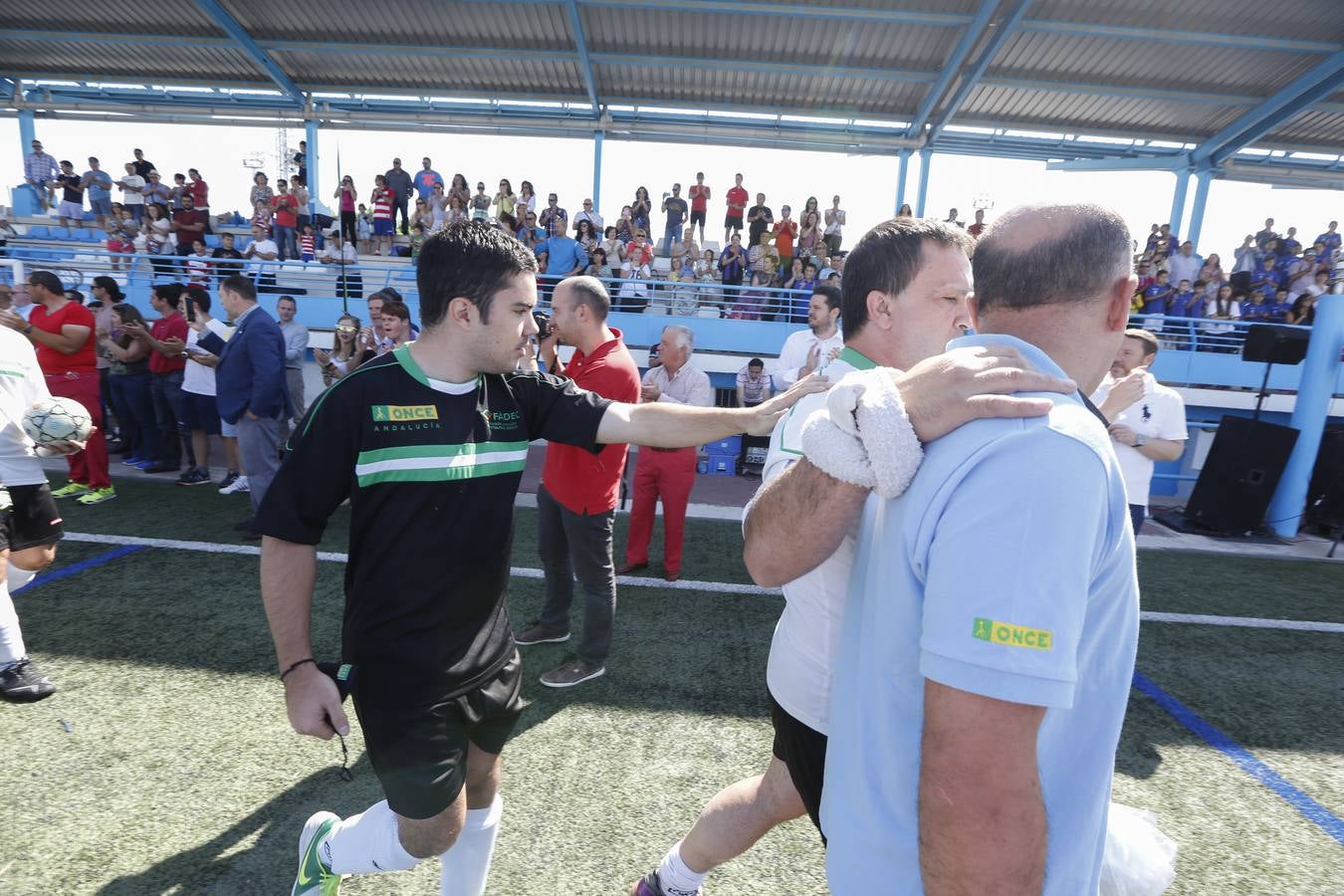 Lección magistral de la Selección Española de fútbol para ciegos en Maracena