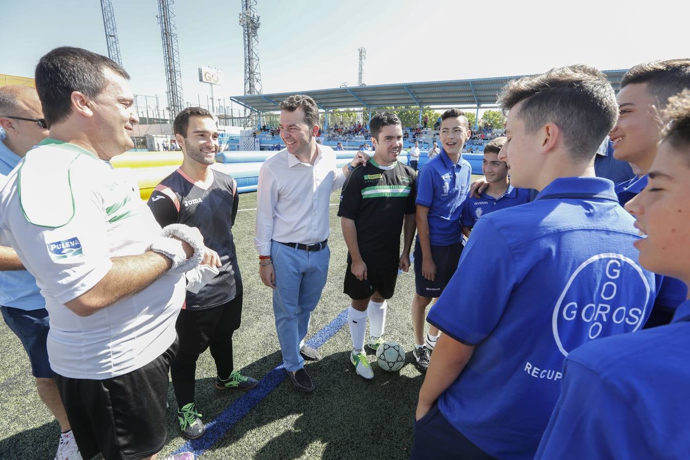Lección magistral de la Selección Española de fútbol para ciegos en Maracena