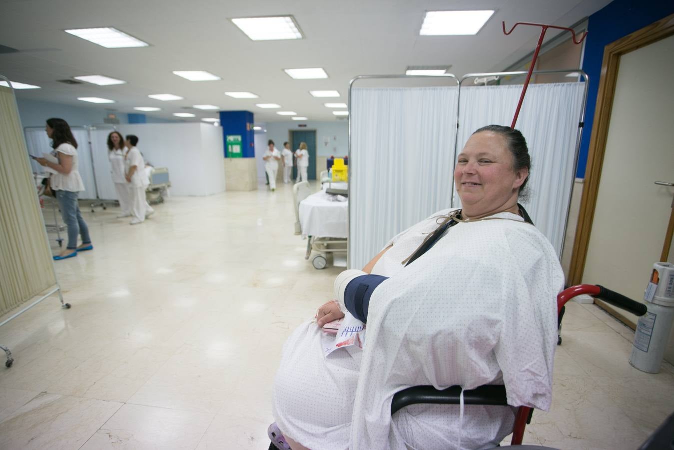 Salida desde el Hospital Traumatológico