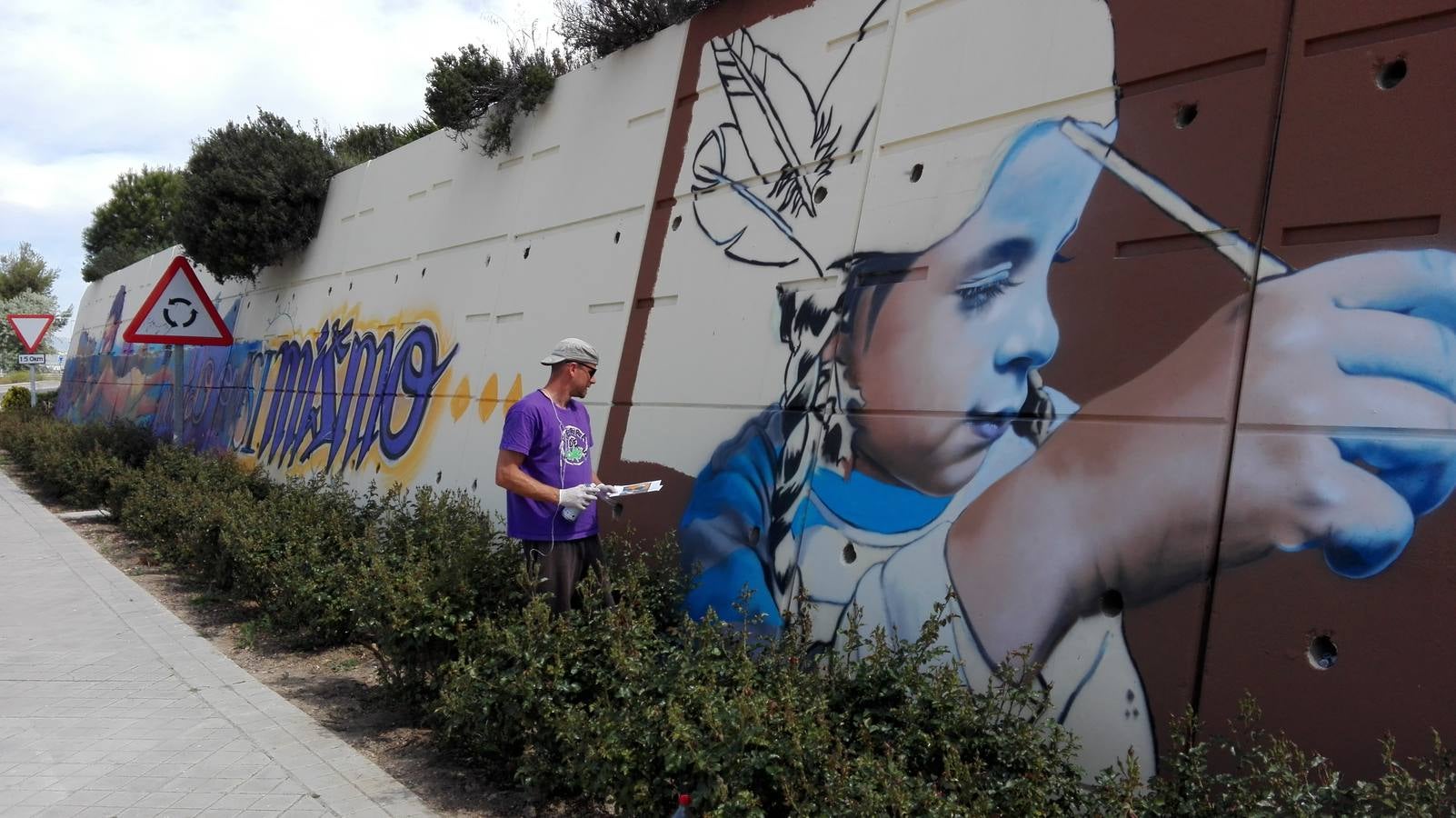 «No podía dejar de dibujar garabatos»