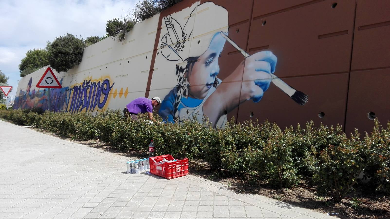 «No podía dejar de dibujar garabatos»