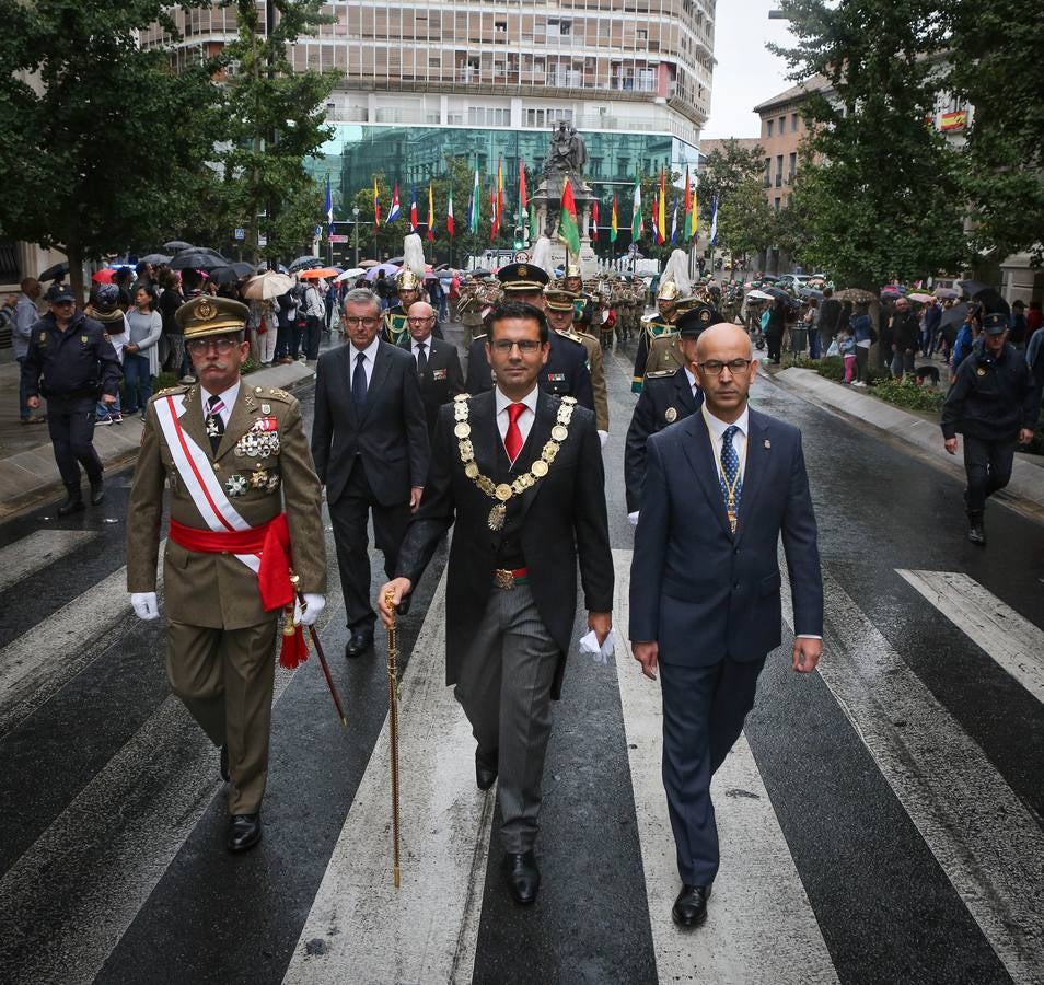 Granada celebra el día de la Fiesta Nacional de España