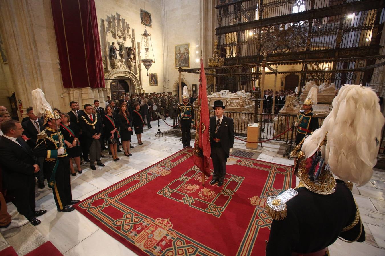 Granada celebra el día de la Fiesta Nacional de España