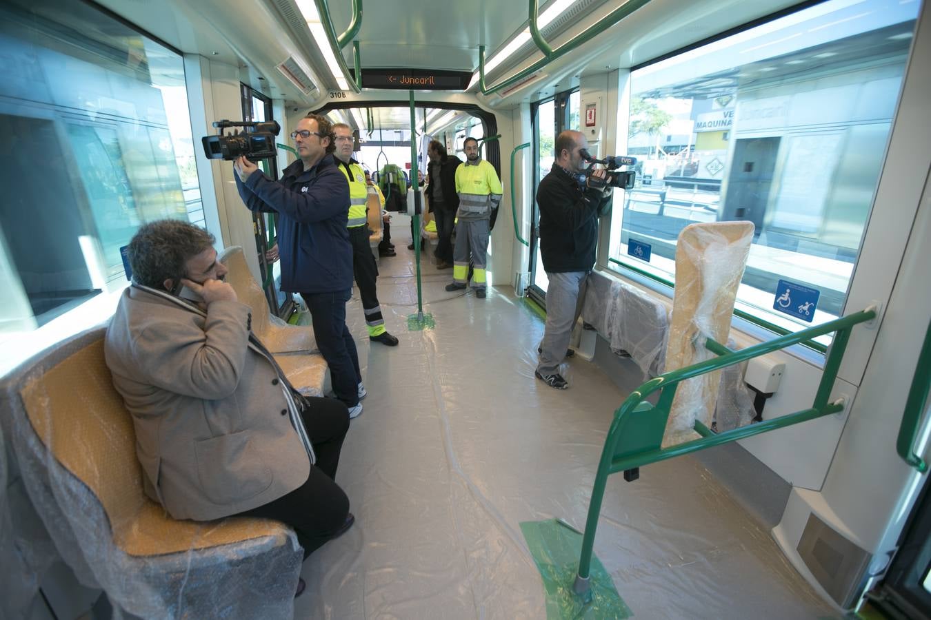 El metro en pruebas ya llega al Zaidín