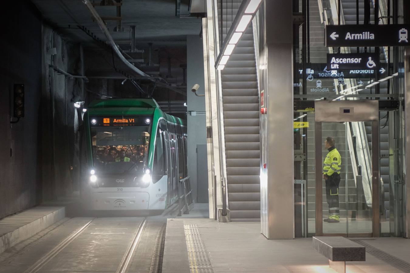 El metro en pruebas ya llega al Zaidín