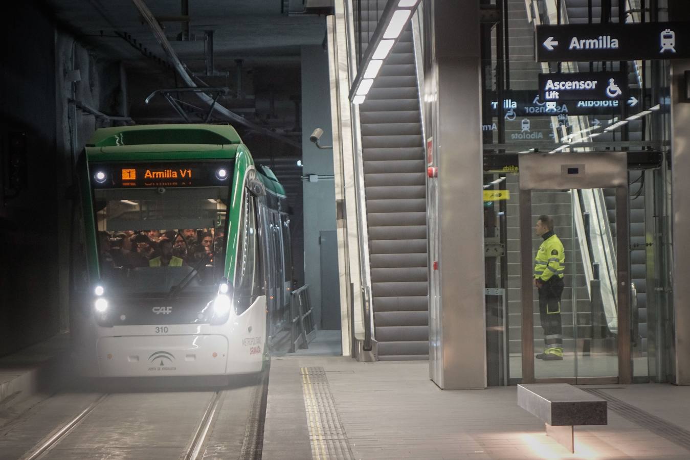 El metro en pruebas ya llega al Zaidín