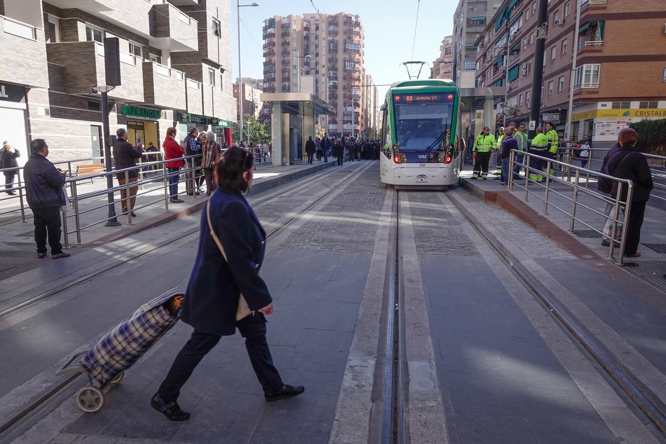 El metro en pruebas ya llega al Zaidín