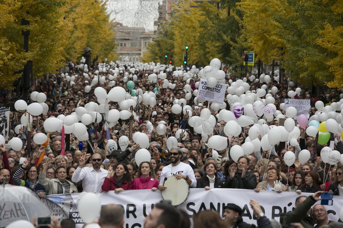 Granada vuelve a gritar para por su sanidad