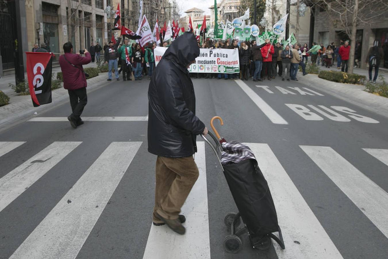 Manifestación por la educación