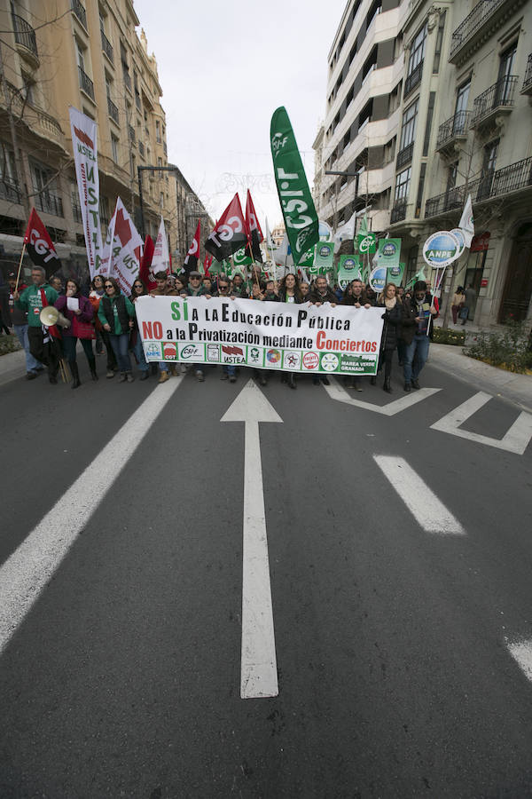 Manifestación por la educación