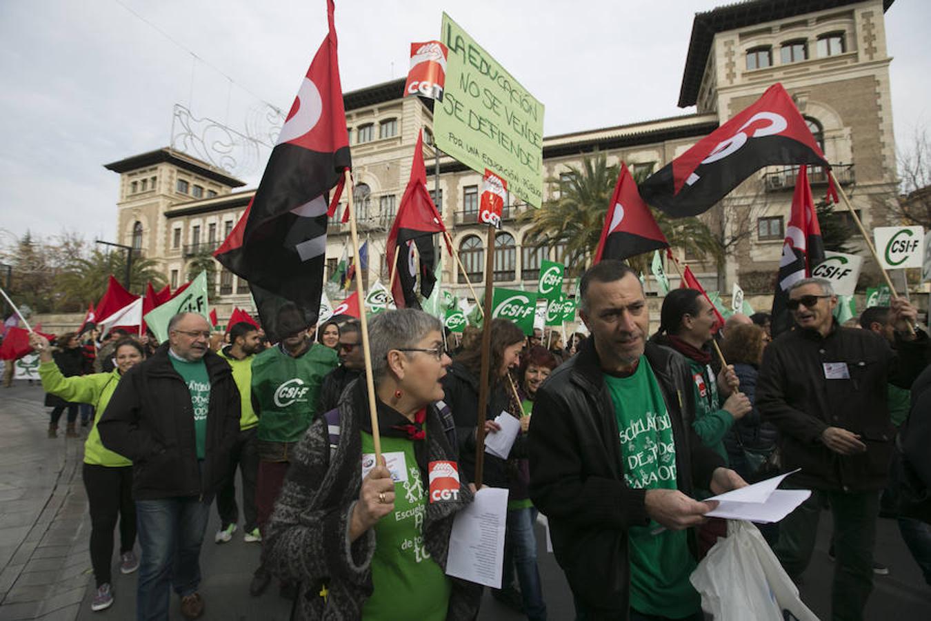 Manifestación por la educación