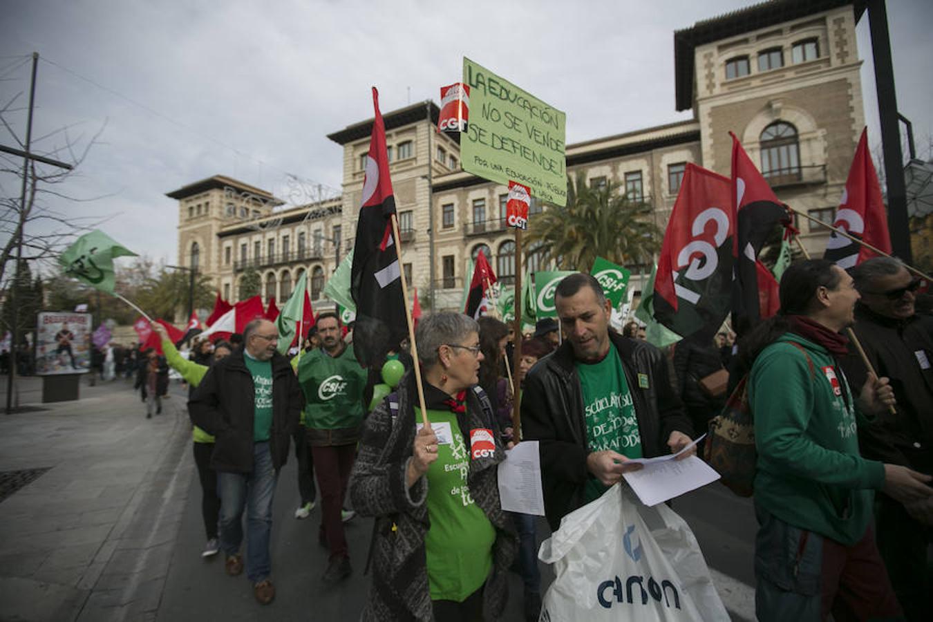 Manifestación por la educación