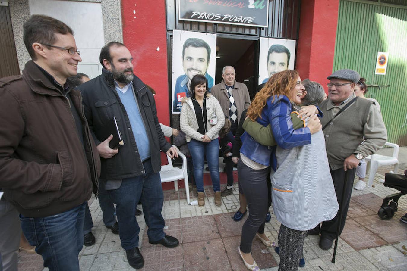Izquierda Unida celebra el premio de la Lotería de Navidad