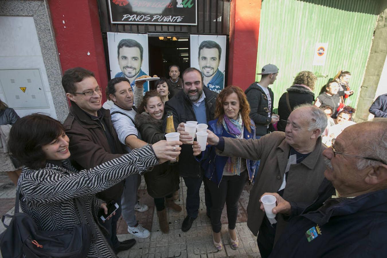 Izquierda Unida celebra el premio de la Lotería de Navidad