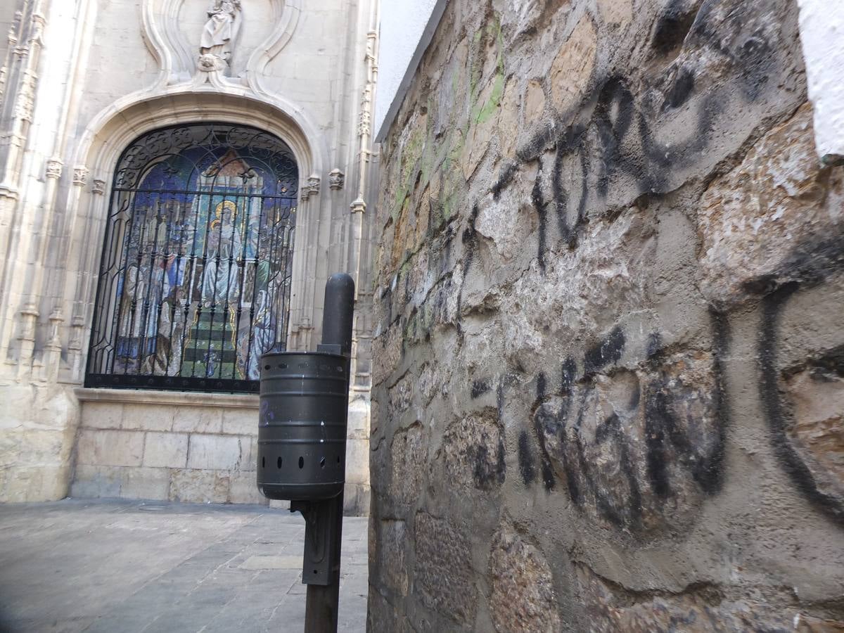 Patrimonio pintarrajeado