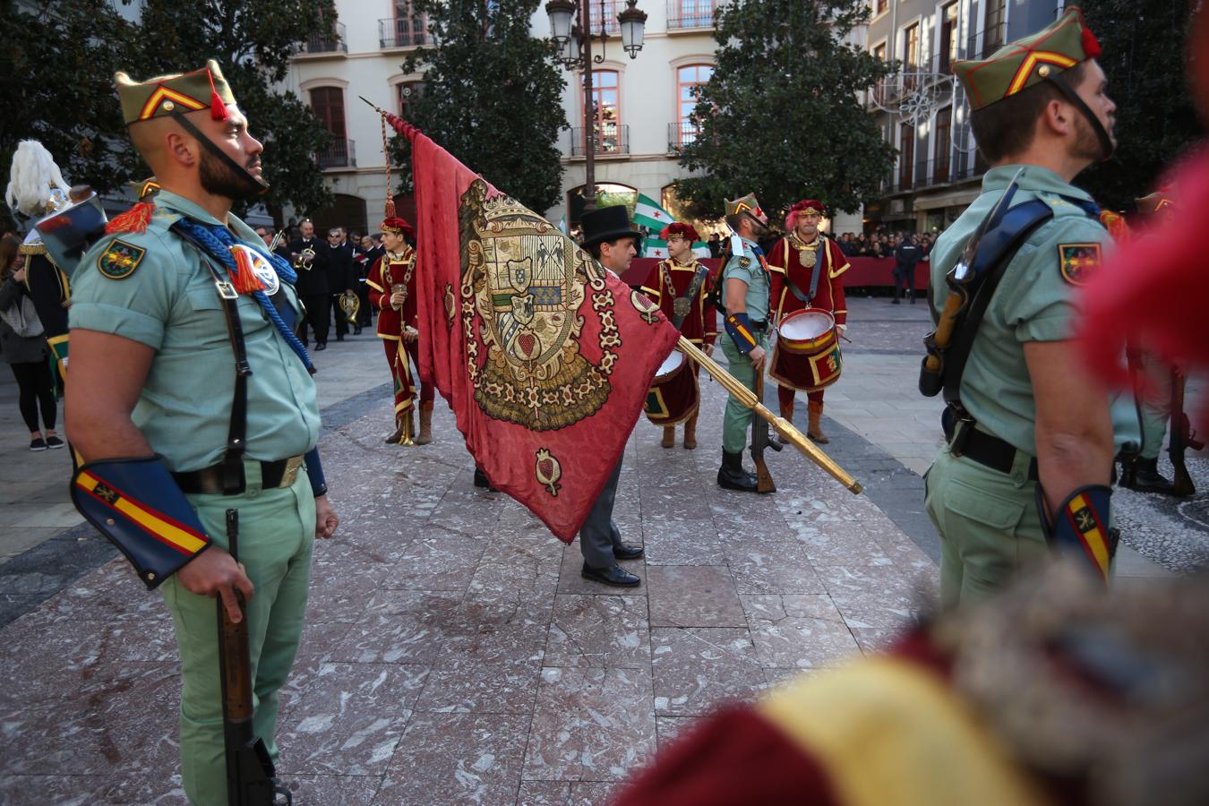 Granada celebra 525 aniversario de La Toma con un cruce de gritos sin incidentes