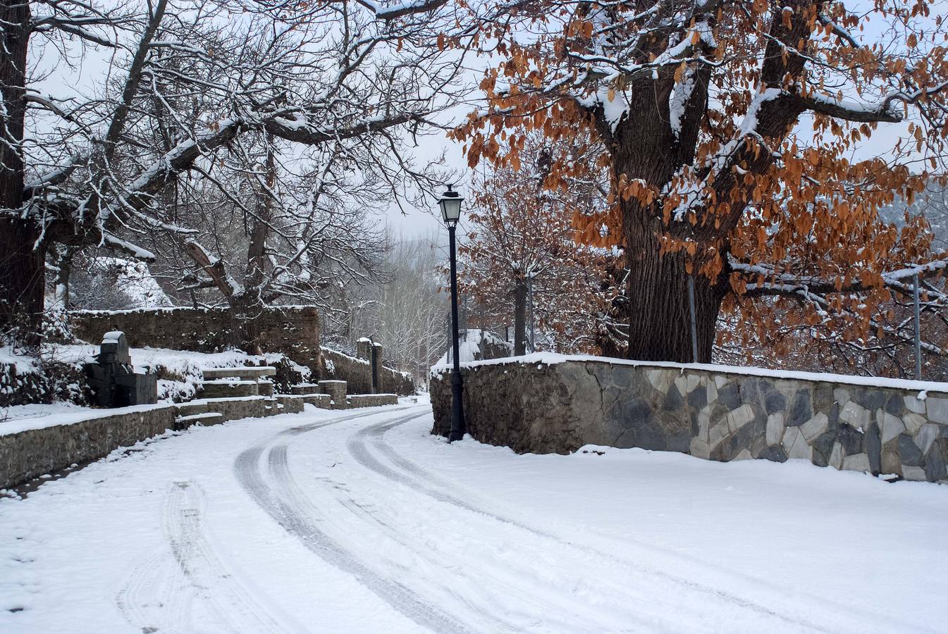 Nieve en la Comarca de Guadix