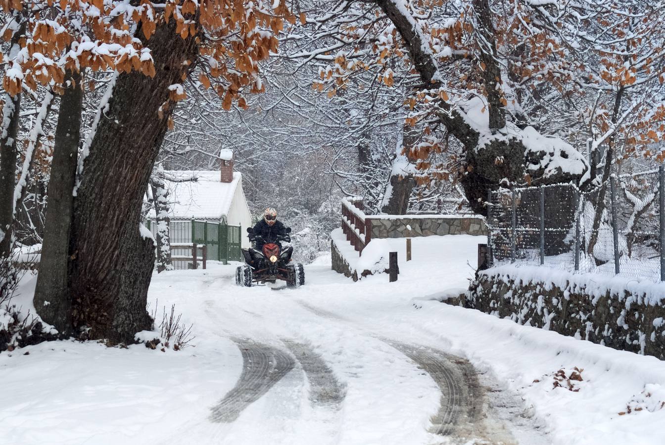 Nieve en la Comarca de Guadix