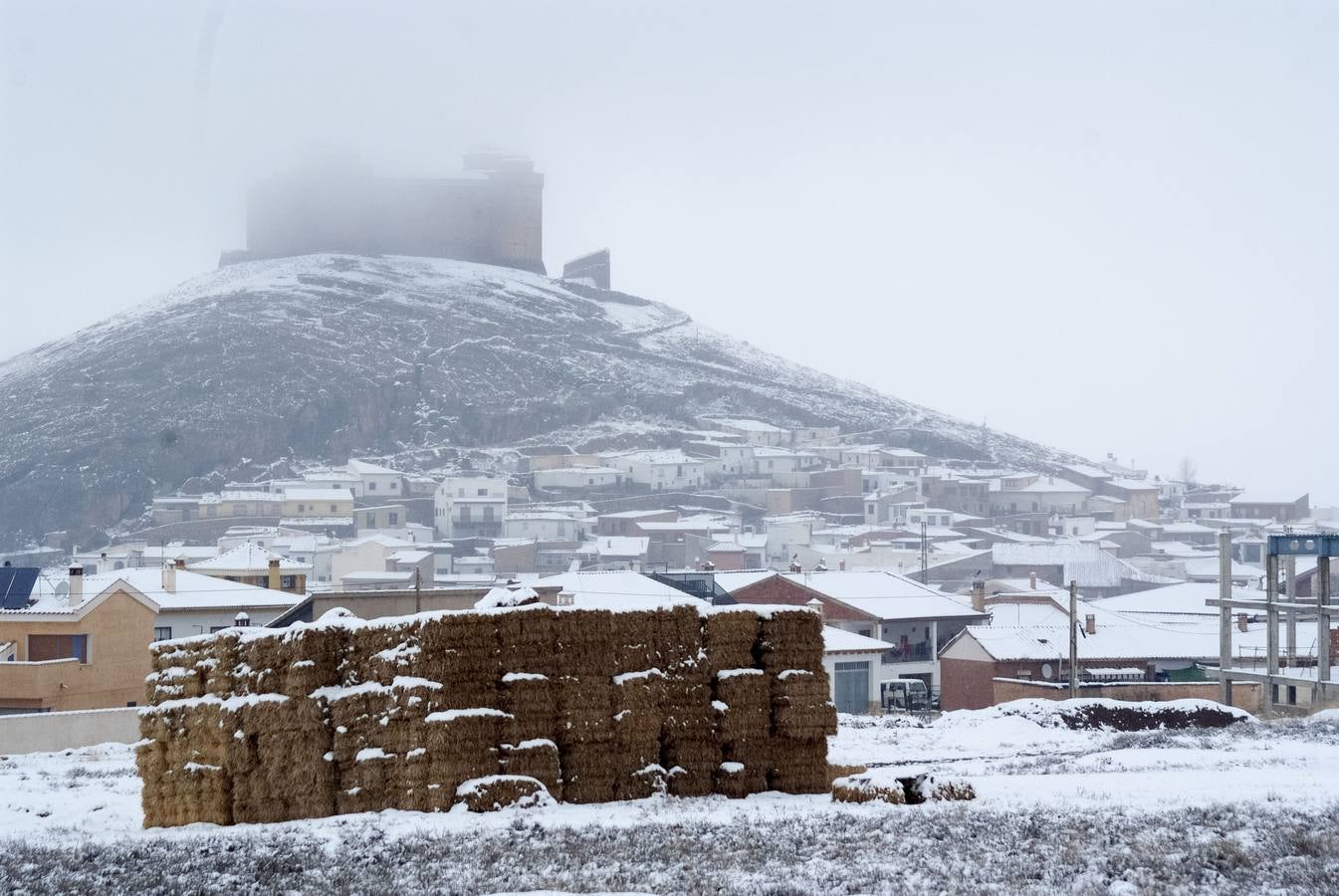 Nieve en la Comarca de Guadix