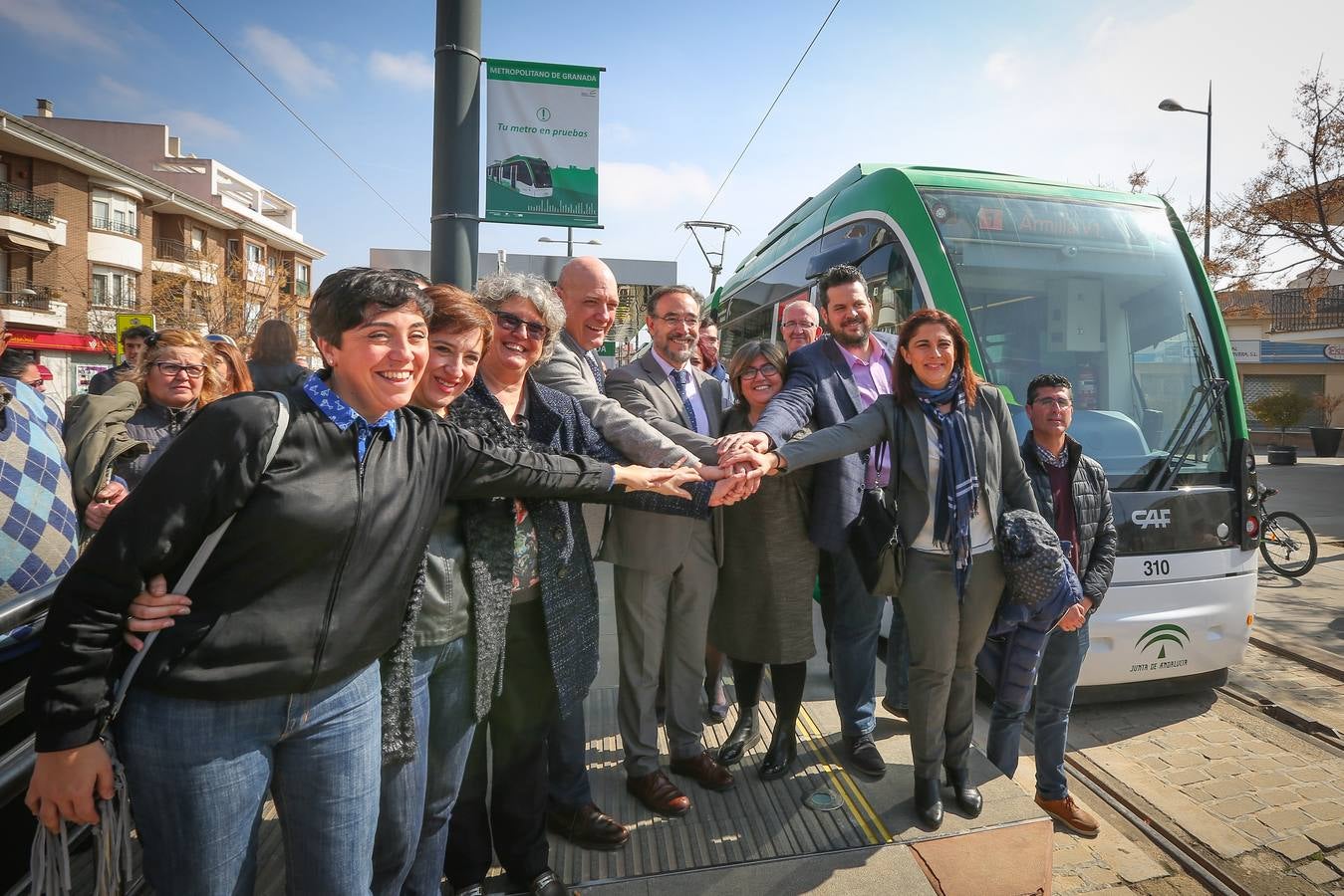 Pruebas dinámicas del metro entre Albolote y Armilla