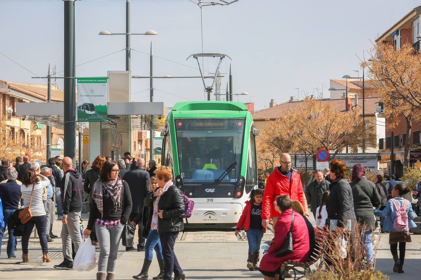 Pruebas dinámicas del metro entre Albolote y Armilla