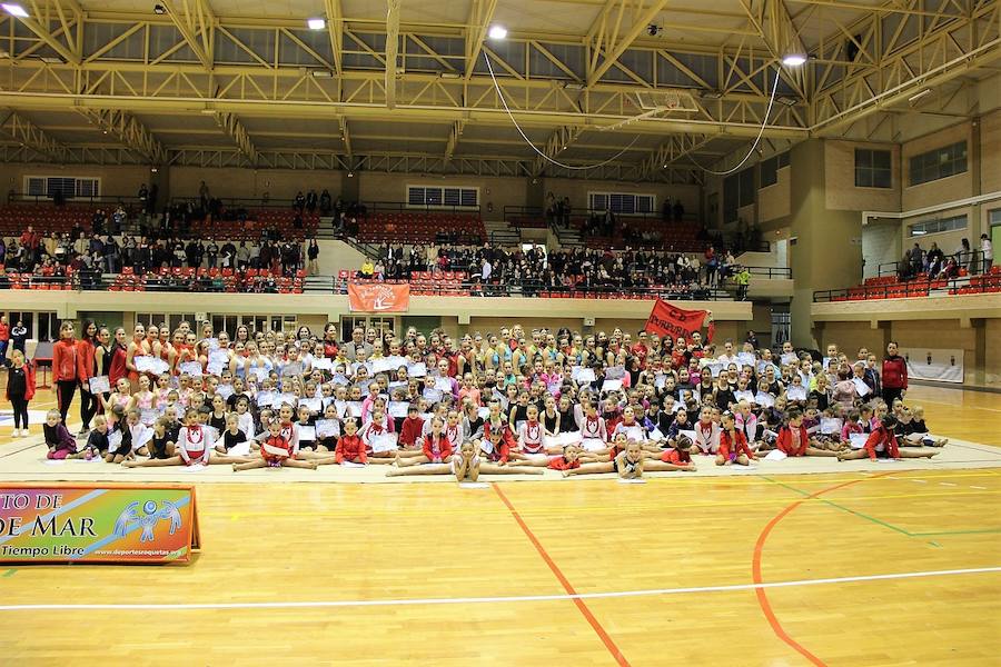 La Escuela de Gimnasia Rítmica de Roquetas de Mar celebró una gran exhibición