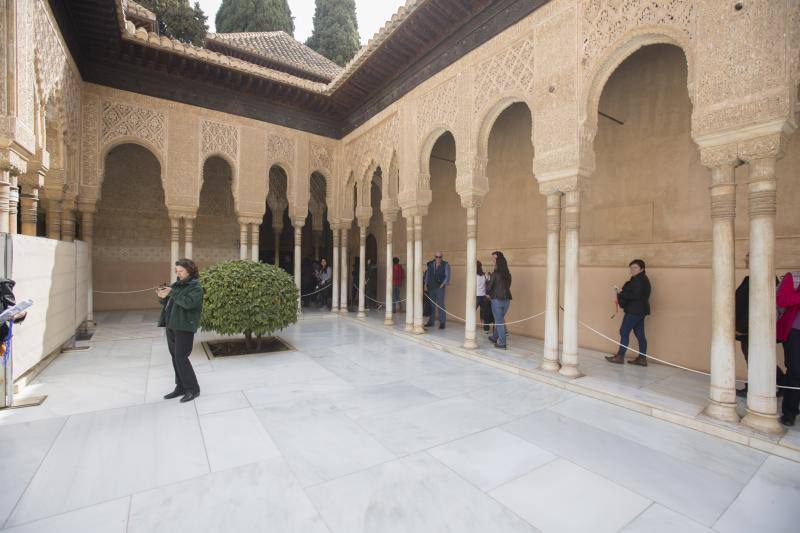 El Patio de los Leones vuelve a lucir más espectacular sin un andamio