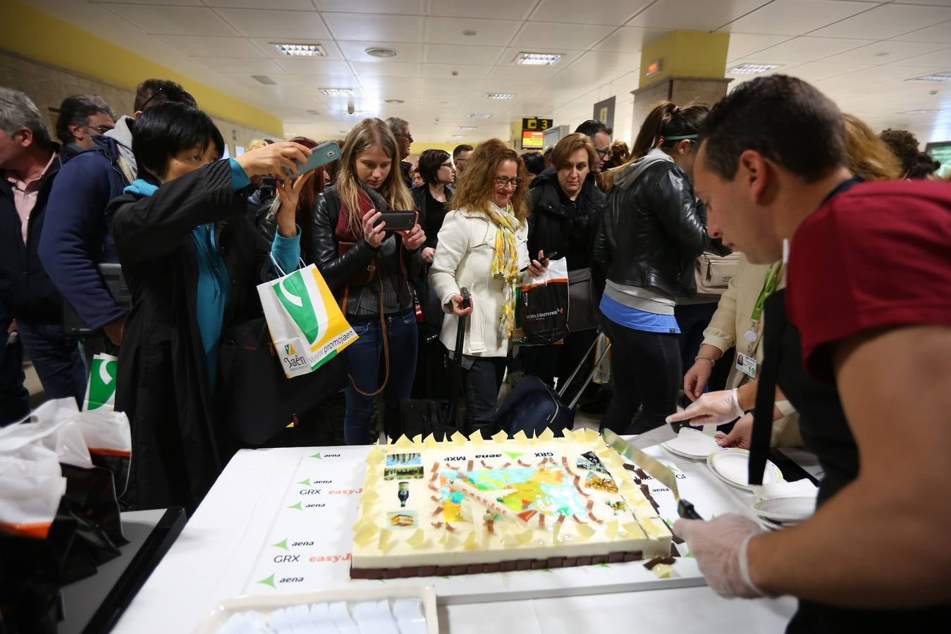 El primer vuelo desde Milán llega a Granada