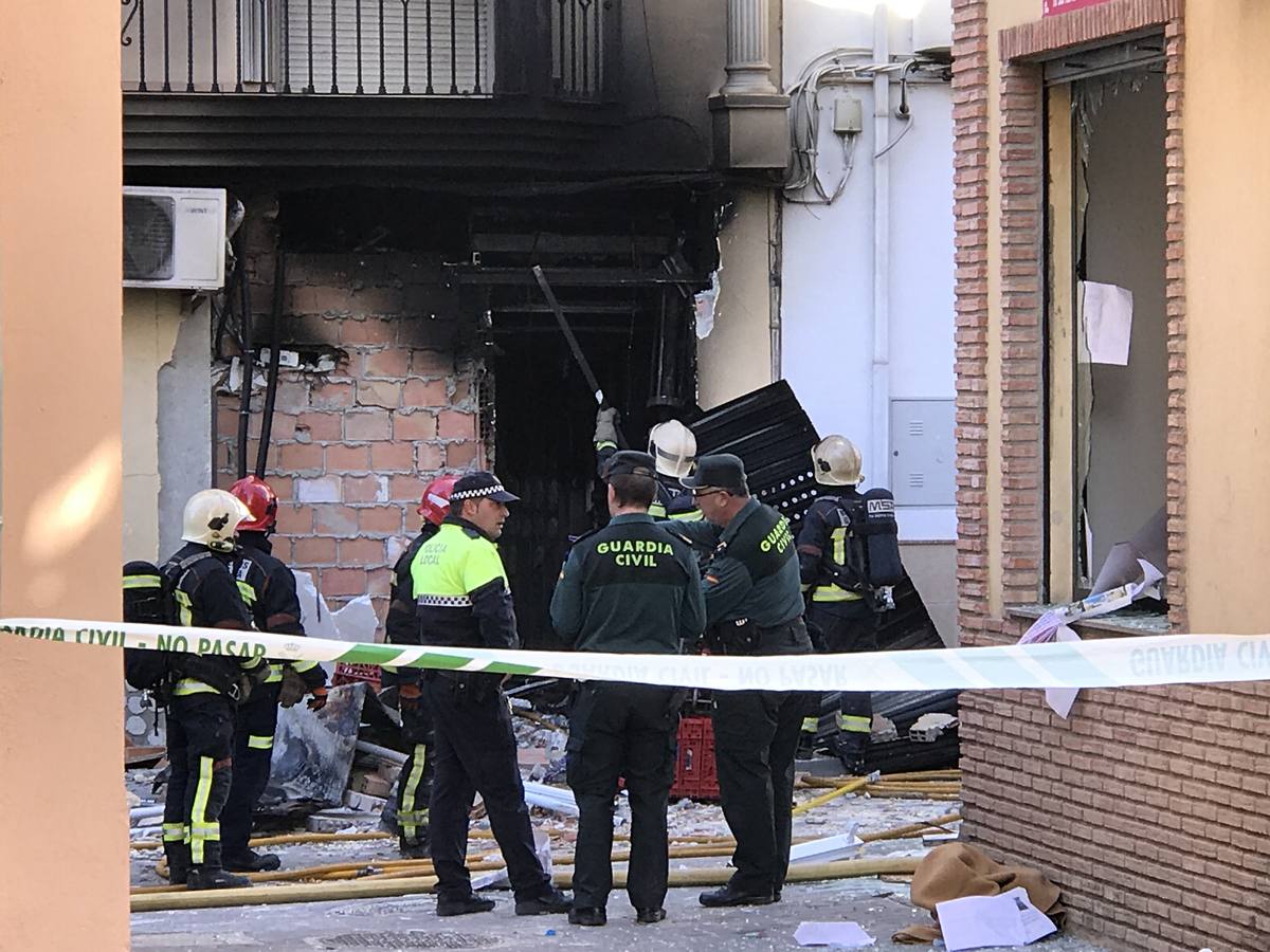 Explosión en una carnicería de Dúrcal