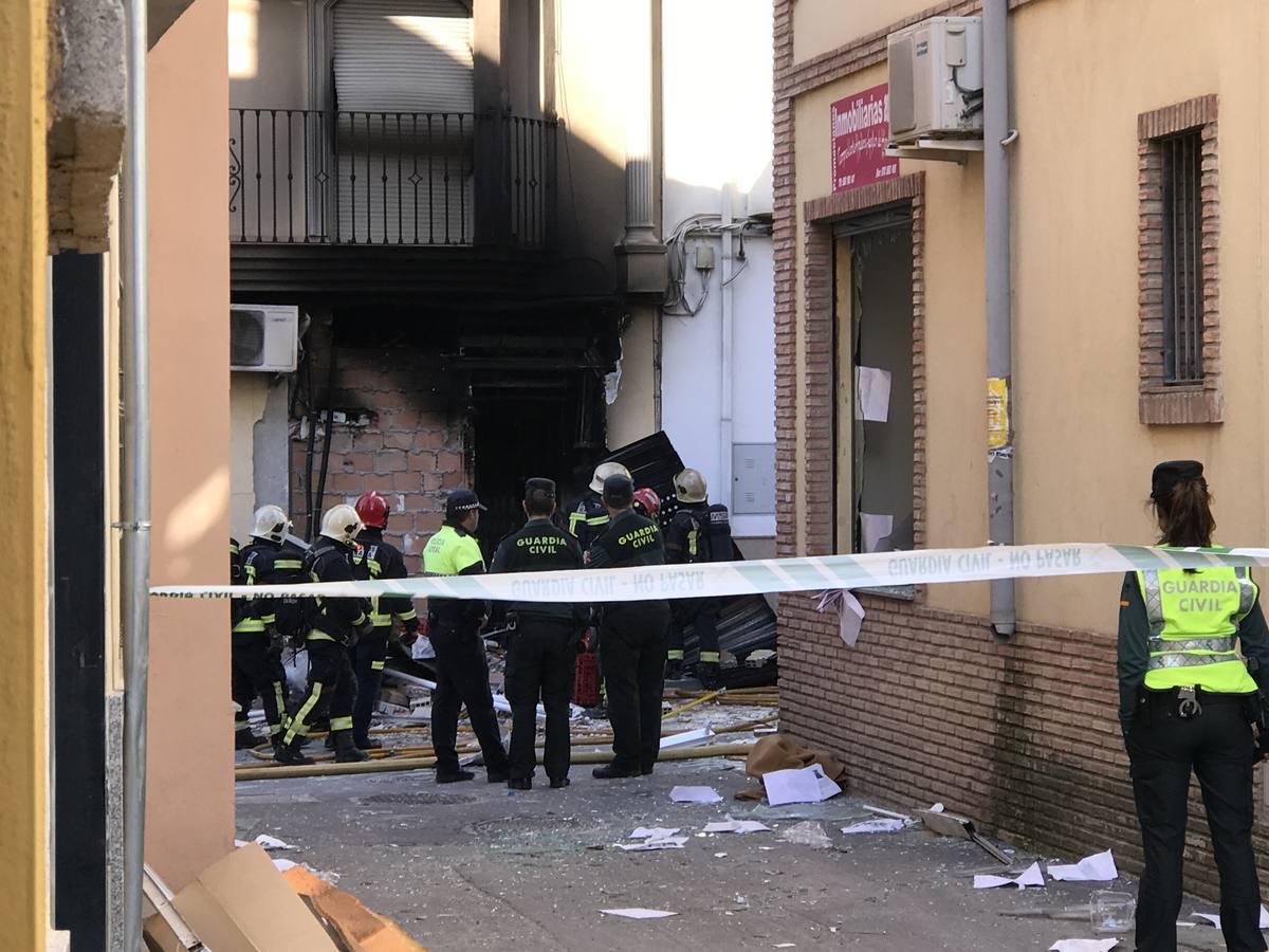 Explosión en una carnicería de Dúrcal