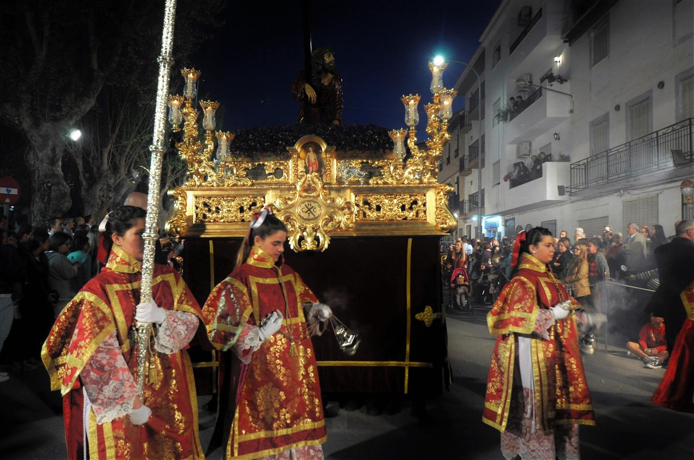 El Padul concentró todos sus pasos de Semana Santa en la tarde-noche del Viernes Santo