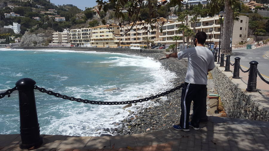 Así están las playas de la Costa Tropical