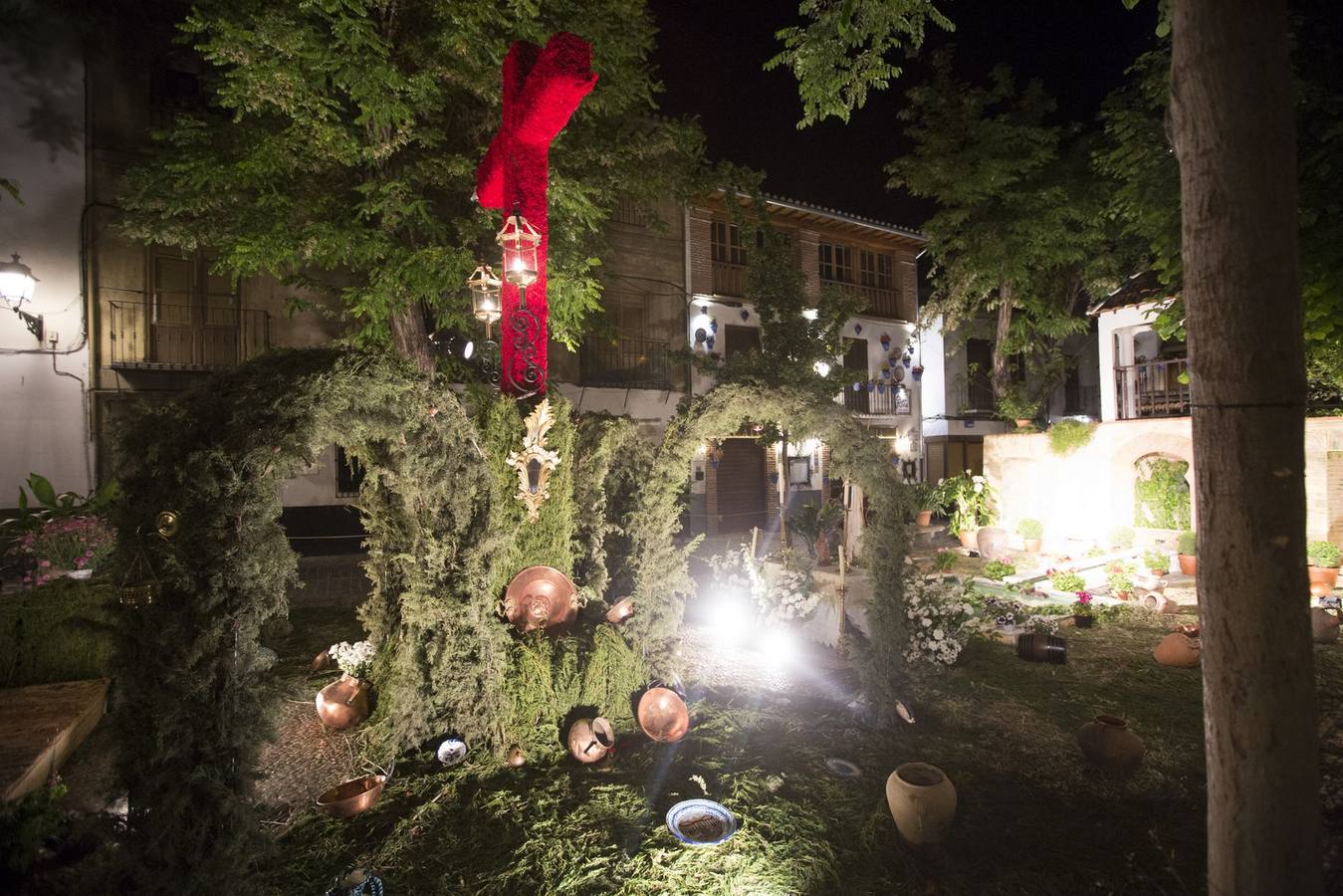Segundo premio de calles y plazas para la asociación cultural Cruz de Mayo (Plaza Larga)