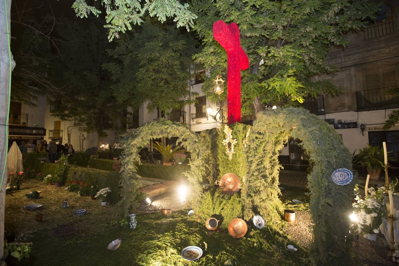 Segundo premio de calles y plazas para la asociación cultural Cruz de Mayo (Plaza Larga)