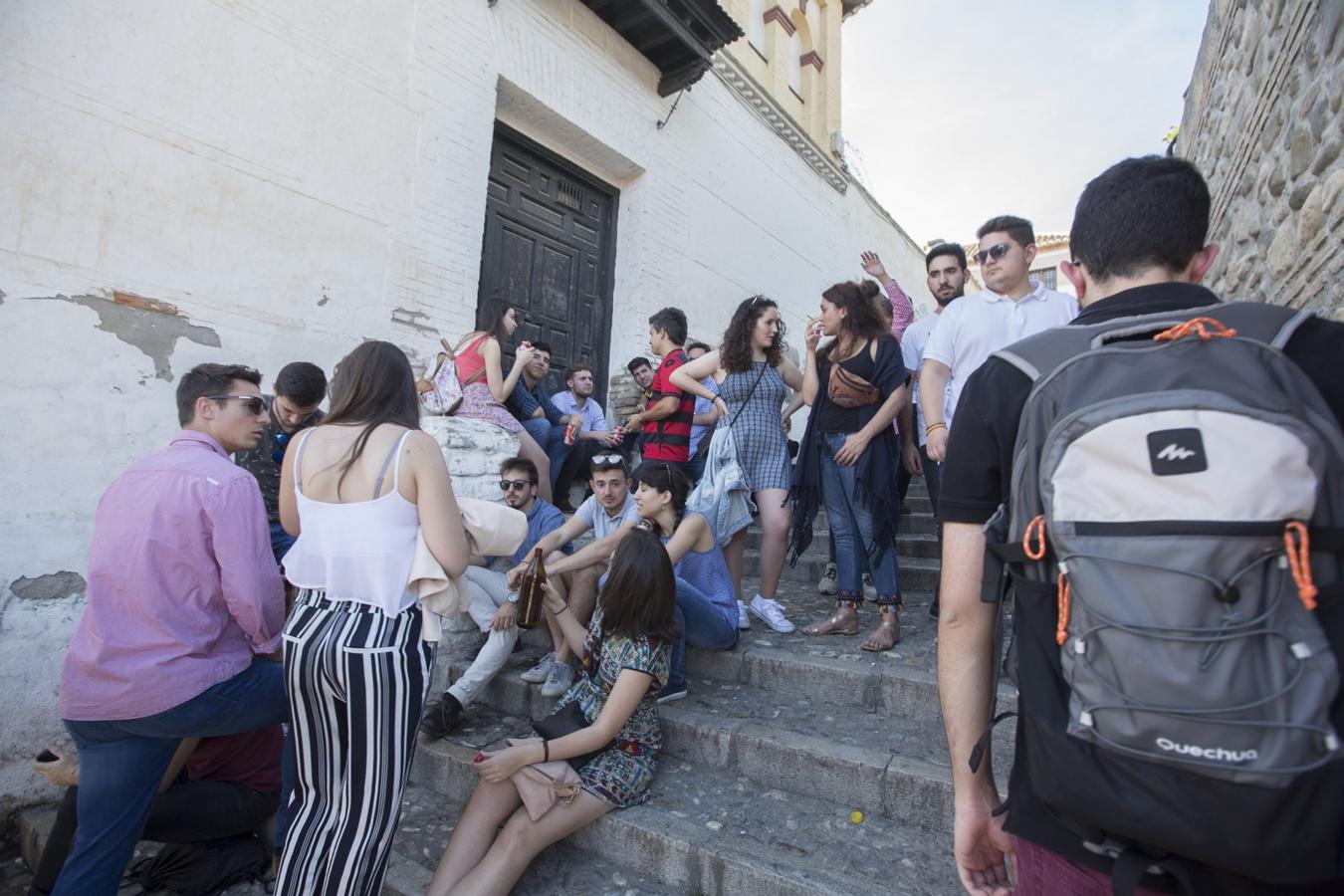 El ambiente en las Cruces de Granada
