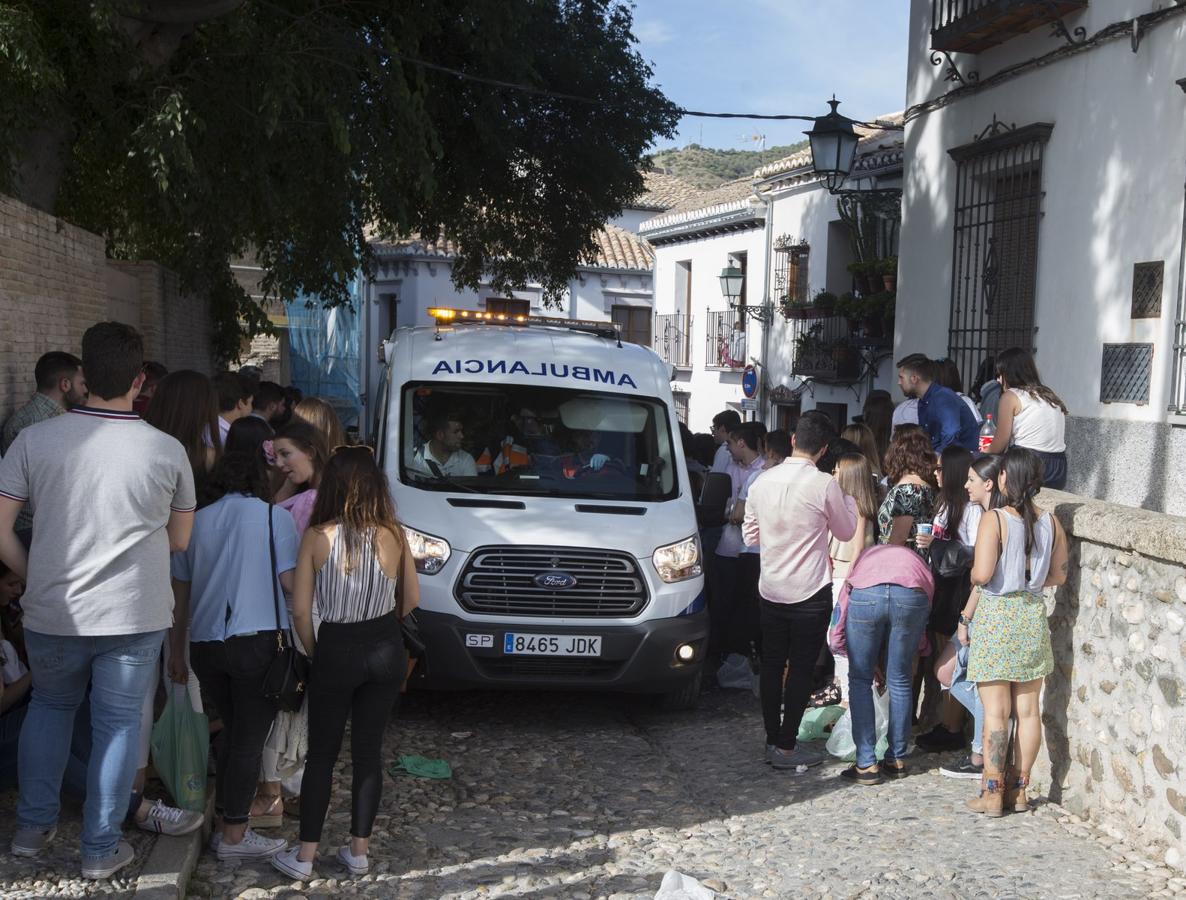 El ambiente en las Cruces de Granada