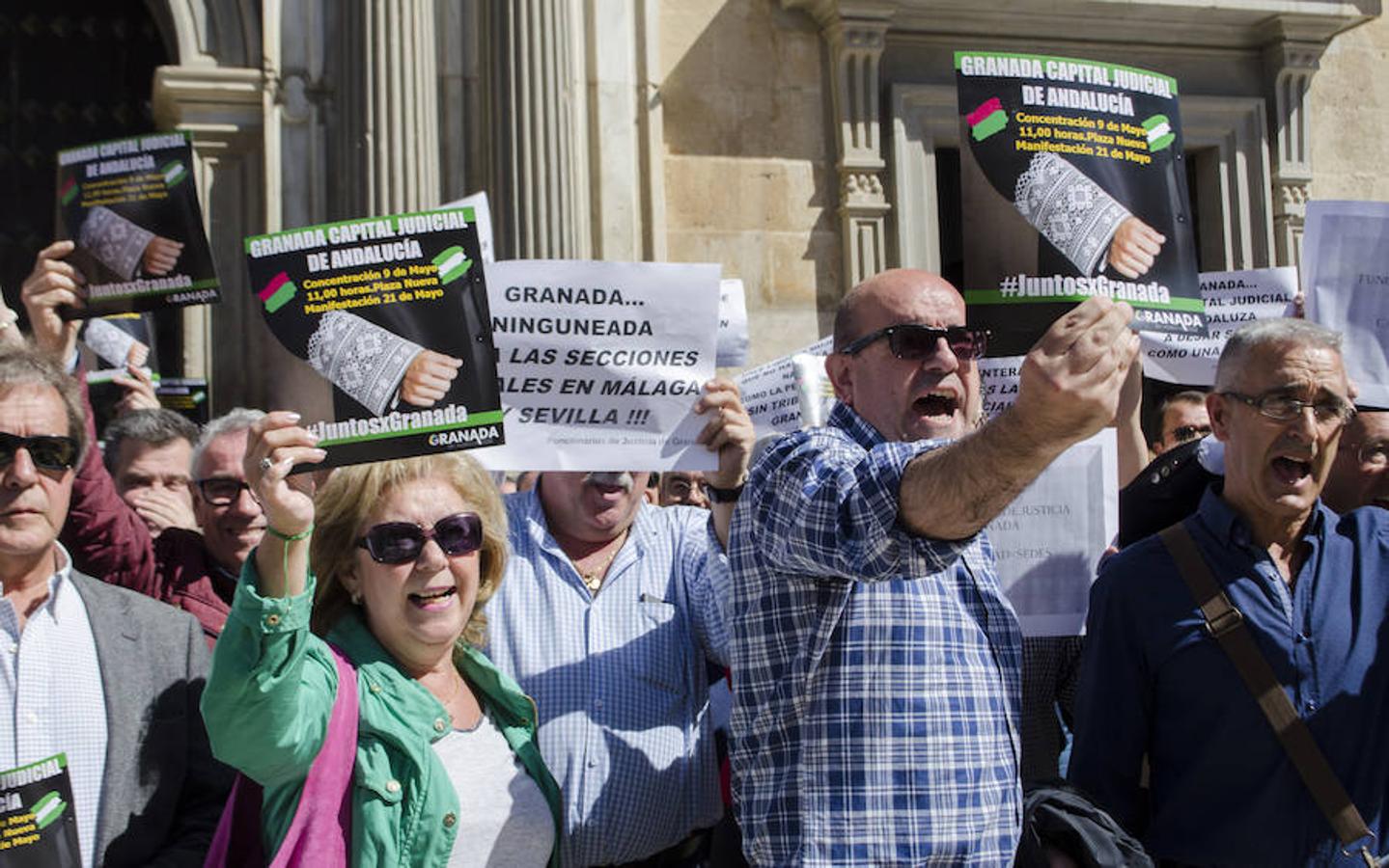 Primera concentración en Granada para que no se disperse el TSJA