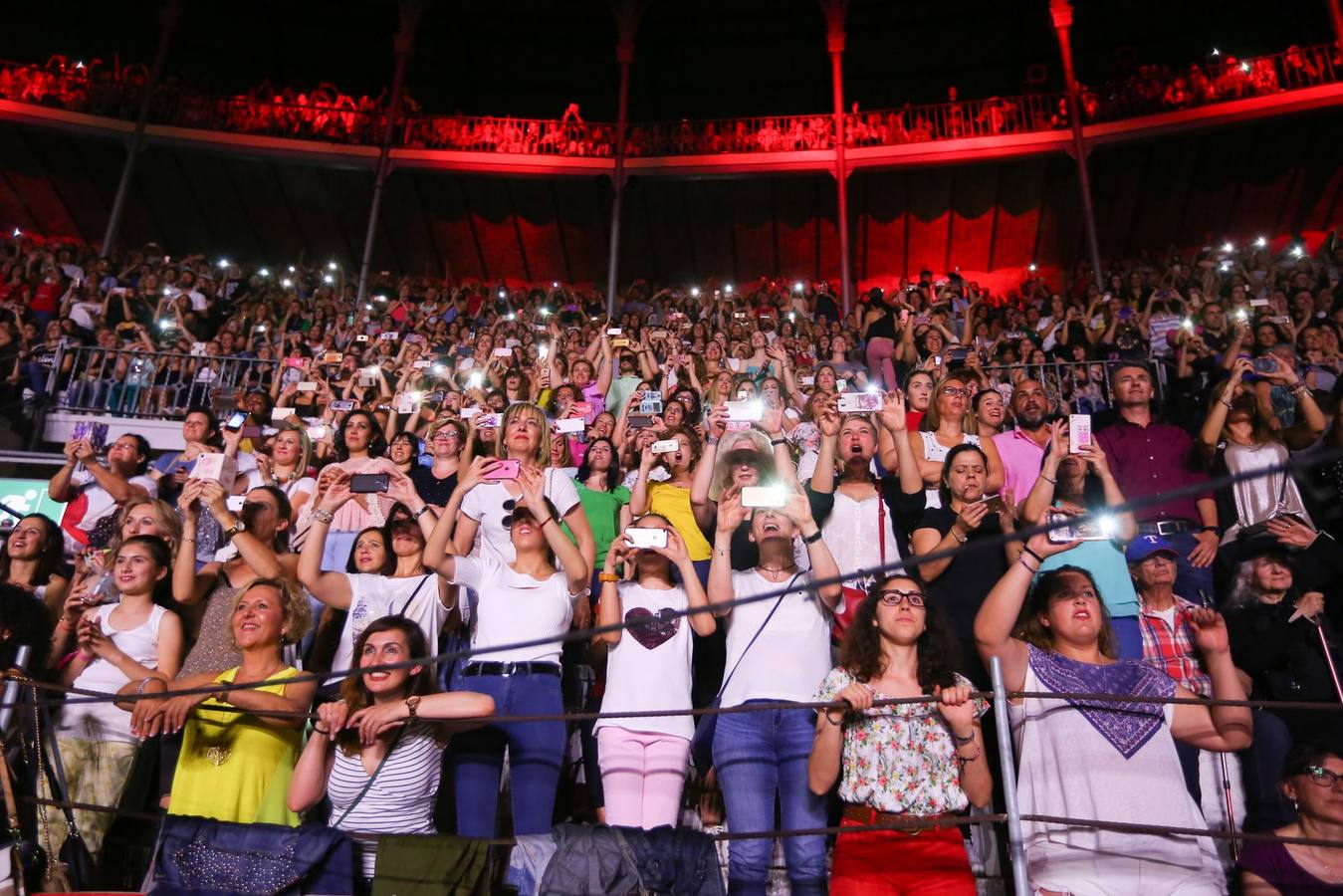 El mejor ambiente en el concierto de Ricky Martin en Granada