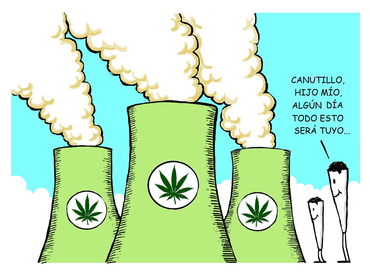 Una central nuclear a la máxima potencia, Graná va a necesitar si se empeñan en plantar maría con tanta frecuencia.