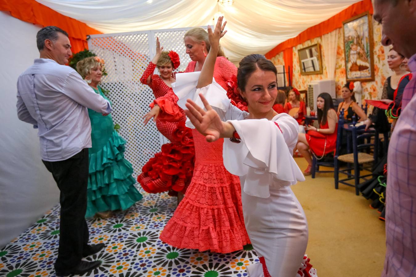 Primera noche de feria en Almanjáyar