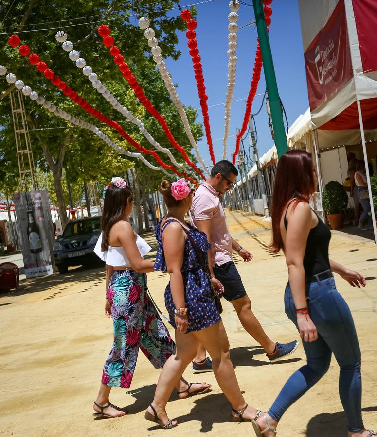 Ambiente del lunes en el Corpus