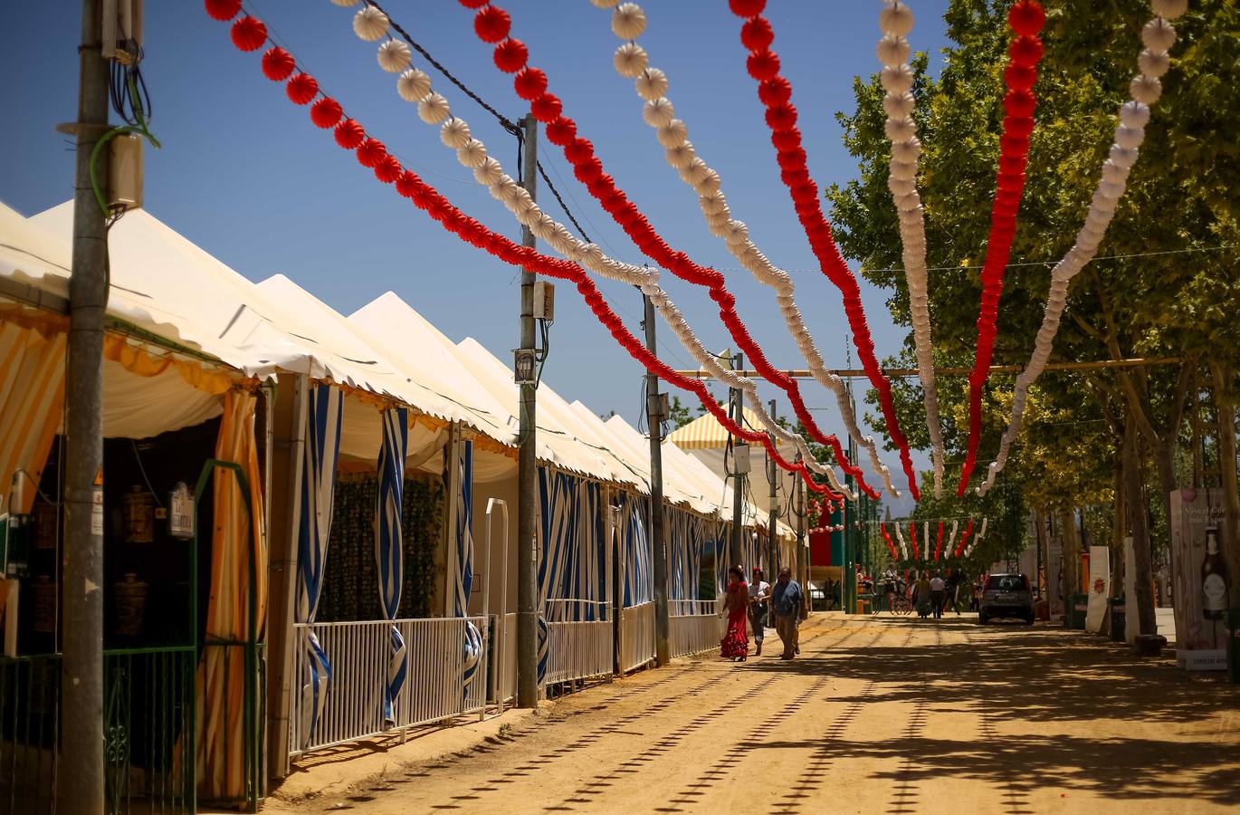 Ambiente del lunes en el Corpus