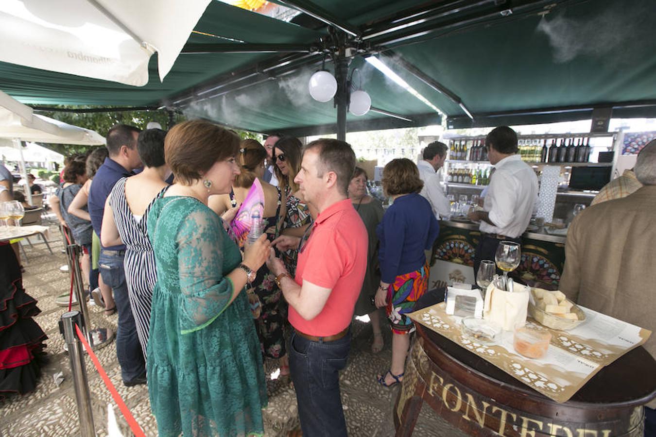 Ambiente en Las Titas en el miércoles de Corpus