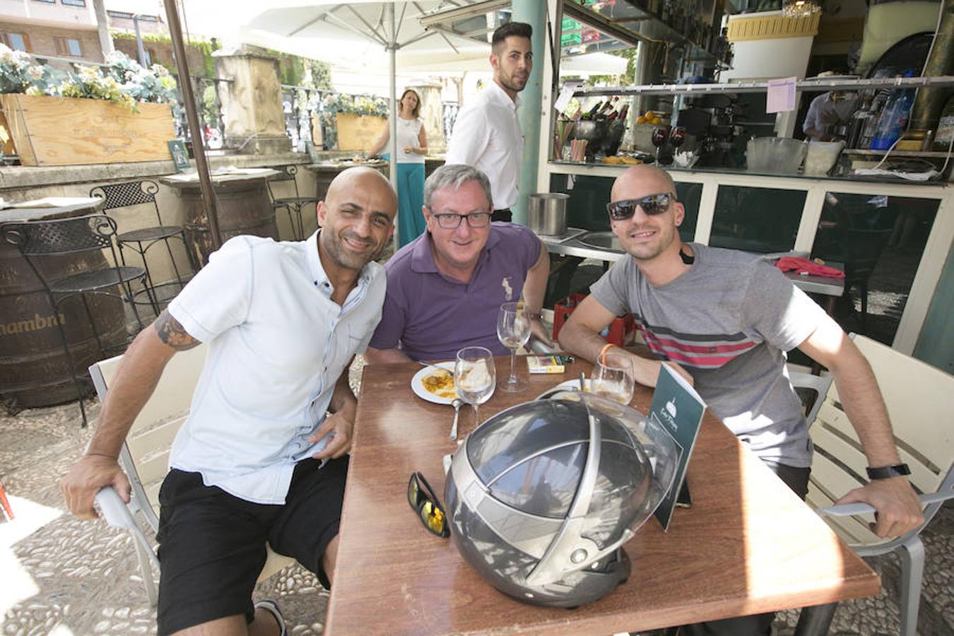 Ambiente en Las Titas en el miércoles de Corpus